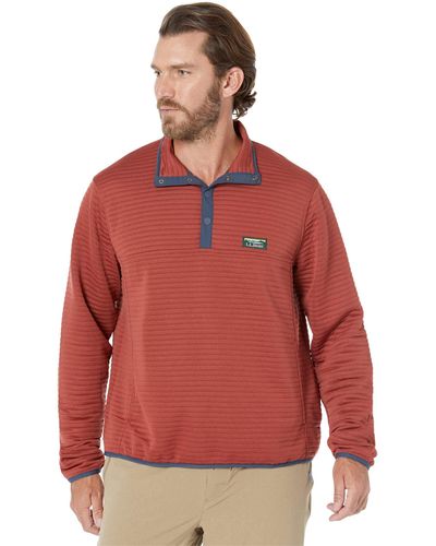 L.L. Bean Airlight Knit Pullover - Red