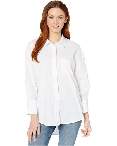 Liverpool Los Angeles Oversized Classic Button-down - White