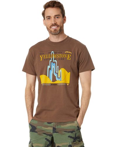 Parks Project Yellowstone's Greatest Hits Tee - Brown