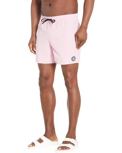 Volcom Lido Solid 16 Trunks - Pink