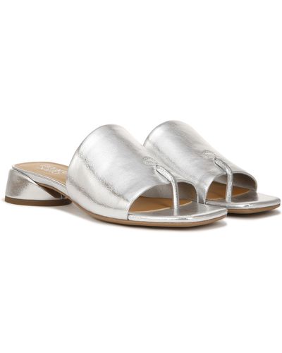 Franco Sarto Loran Slide Sandals - White
