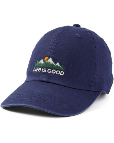 Life Is Good. Lig Mountains Chill Cap - Blue