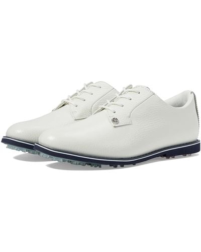 G/FORE Gallivanter Pebble Leather Golf Shoes - White