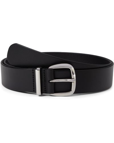 Madewell The Essential Wide Leather Belt - Black