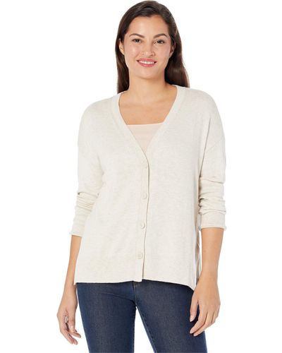 Lucky Brand Cloud Soft Relaxed Cardigan - White