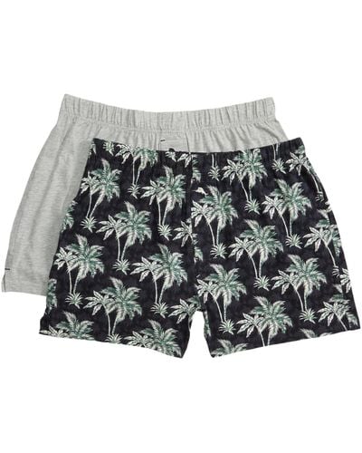 Tommy Bahama 2-pack Knit Boxers - Gray