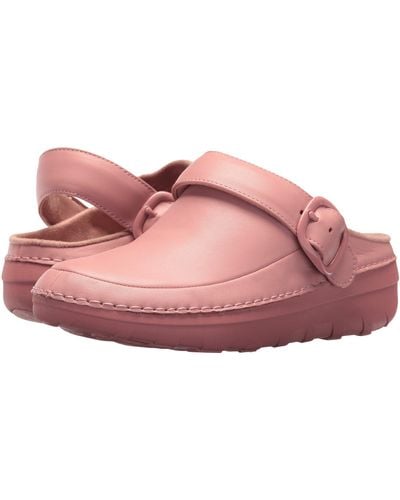 Fitflop Gogh Pro Superlight-patent Clogs - Pink
