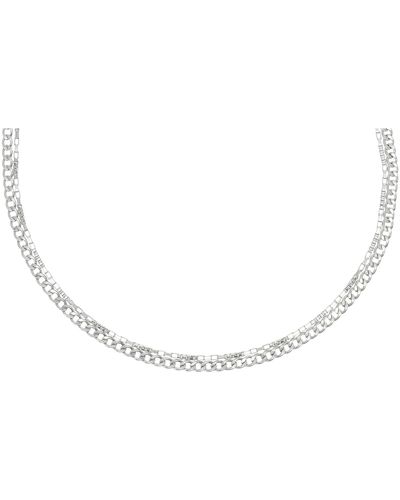 Madewell Shay Chain Pack Necklace - Black