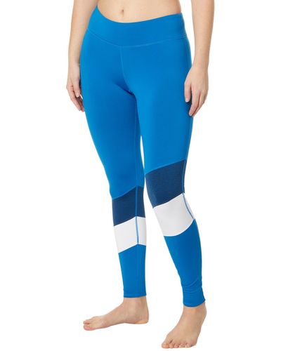 Hot Chillys Micro Elite Chamois Color-block Tights - Blue