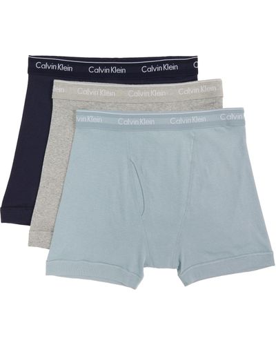 Calvin Klein 3 pack cotton classic boxer briefs in multi