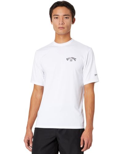 Billabong Arch Wave Loose Fit Short Sleeve Surf Tee - White