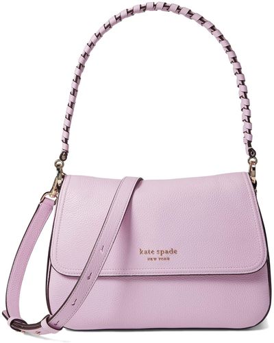 Kate Spade Shoulder Bag Neve Shearling Embellished Medium Convertible Flap  $459