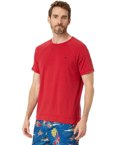 Tommy Bahama Knit Short Sleeve Top - Red