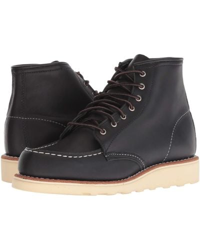 Red Wing Red Wing® 6-inch Moc Lace-up Boots - Black