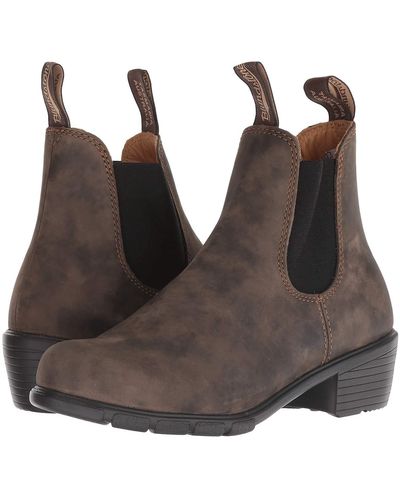 Blundstone Bl1677 Heeled Chelsea Boot - Brown