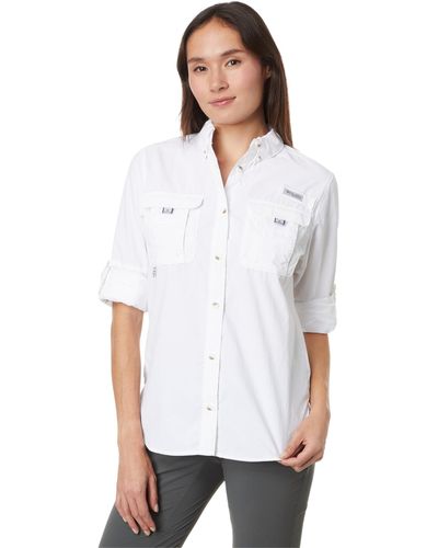 Columbia Bahama L/s Shirt - White