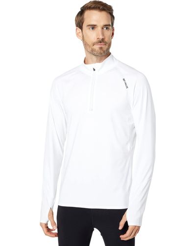 Hot Chillys Micro-elite Chamois Zone Zip-t - White