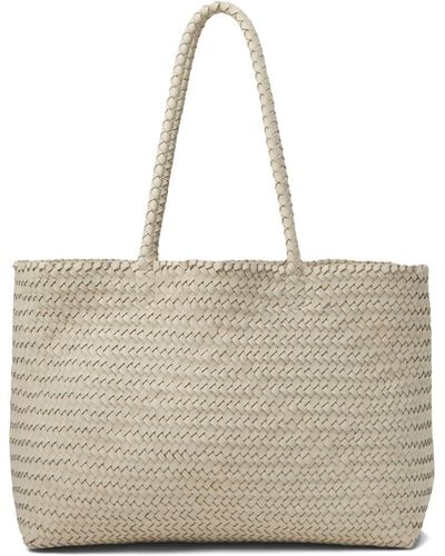 Madewell Transport E/w Woven Tote - Natural