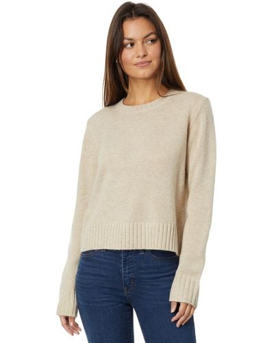 Pendleton Relaxed Shetland Crew Pullover - Natural