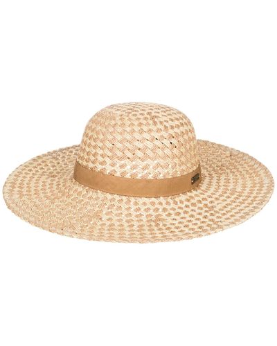 Roxy Bed Of Flower Sun Hat - Natural