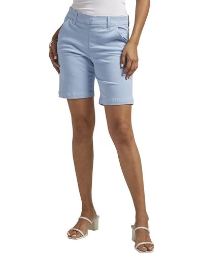 Jag Jeans Maddie Mid-rise 8 Shorts - Blue