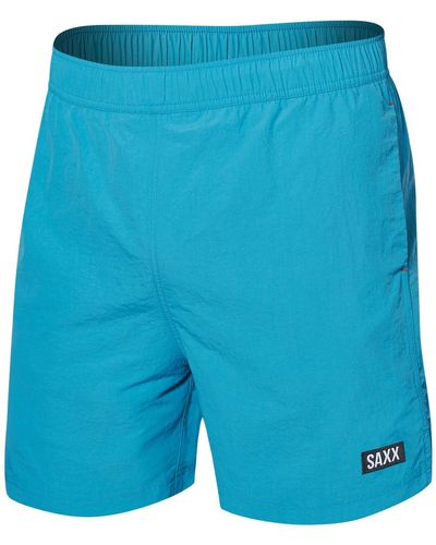 Saxx Underwear Co. Go Coastal 2-n-1 5 Volley - Blue