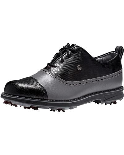 Footjoy Premiere Series - Cap Toe Golf Shoes - Previous Season Style - Black