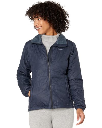 L.L. Bean Fleece-lined Primaloft Jacket - Blue