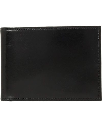 Bosca Old Leather Collection - Credit Wallet W/ Id Passcase - Black