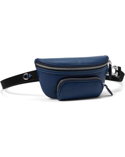 COACH Beck Belt Bag In Pebble Leather - Blue