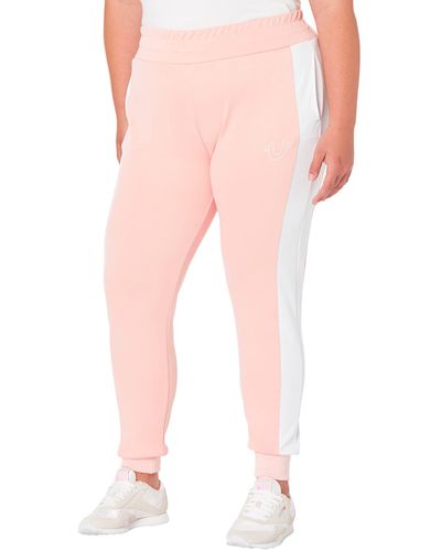 True Religion Color-block Pull-on Sweatpants - Pink
