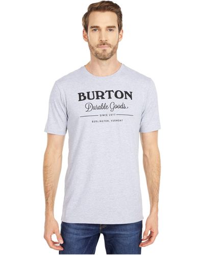 Burton Durable Goods Short Sleeve Tee - Gray