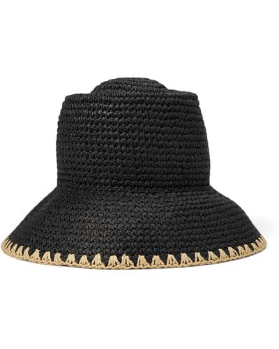 Madewell Whipstitch Straw Hat - Black