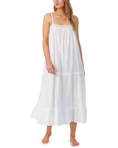 Eileen West Cotton Lawn Modern Gown - White