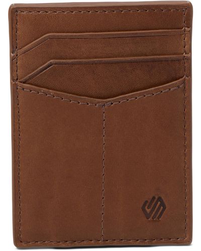 Johnston & Murphy Rhodes Front Pocket Wallet - Brown