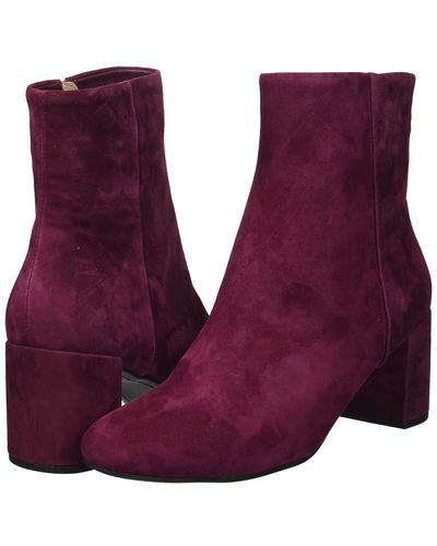 Taryn Rose Cassidy Ankle Boot - Purple