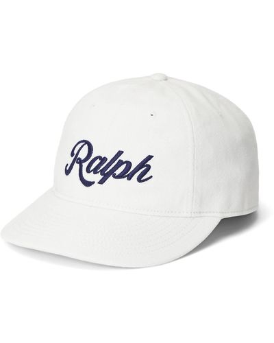 Polo Ralph Lauren Appliqued Twill Ball Cap - White