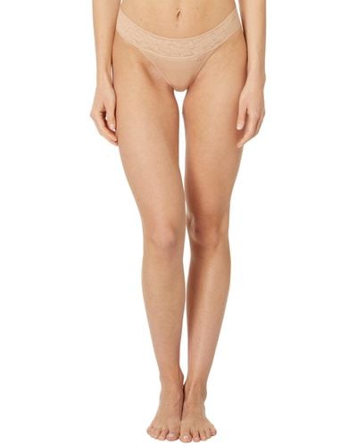Tommy John Second Skin Lace Waistband Brief - Natural