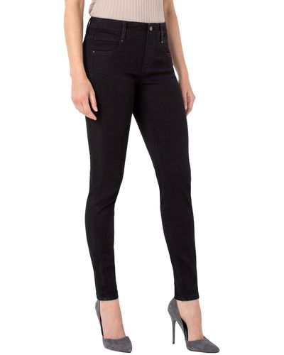 FINAL SALE CHLOE SLIM WHITE PULL-ON JEAN - LIVERPOOL LOS ANGELES main image 0