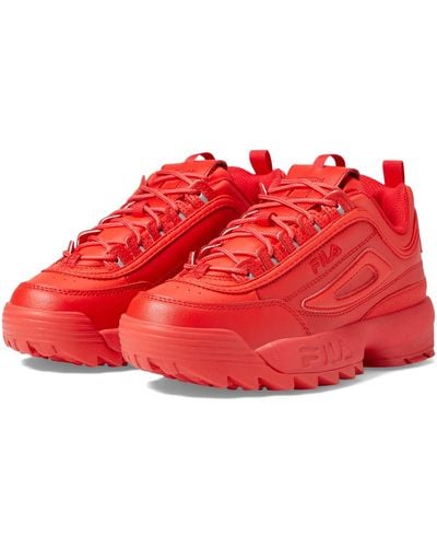 Fila Disruptor Ii Premium Fashion Sneaker - Red
