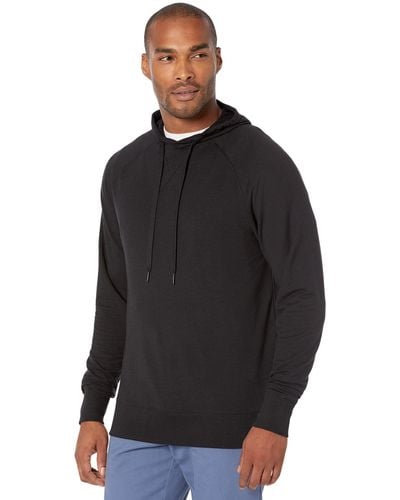 tasc Performance Varsity French Terry Pullover Hoodie - Black