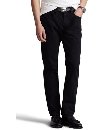 Polo Ralph Lauren Hampton Relaxed Straight Fit Jeans - Black