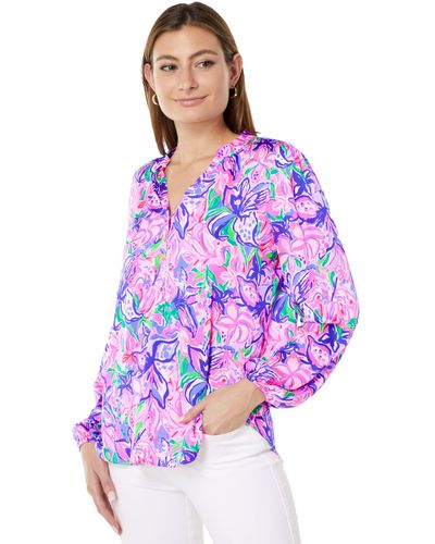 Lilly Pulitzer Marvelle Top - Purple