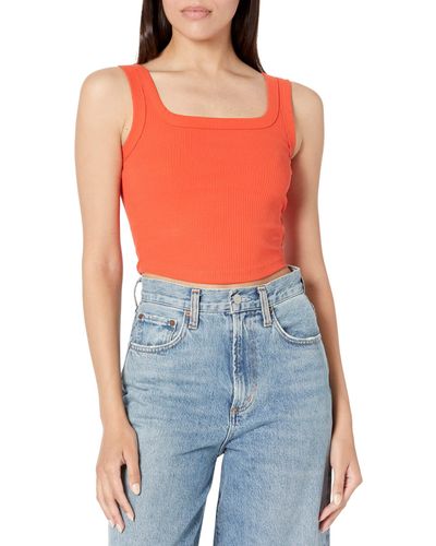 Madewell Cool-pack Luma Tank - Red