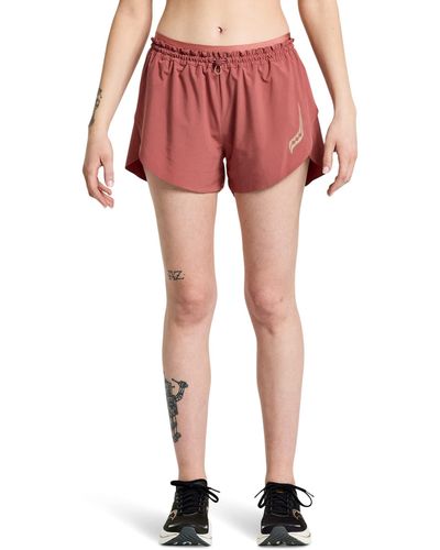 Saucony Pinnacle 2.5 Shorts - Red