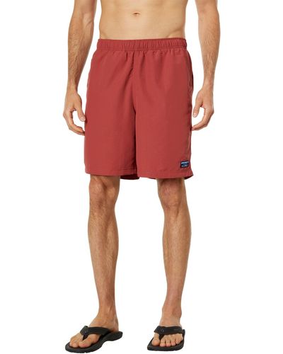 L.L. Bean 8 Classic Supplex Sport Shorts - Red