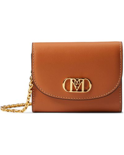 MCM Mena Flap Tri-fold Wallet - Brown