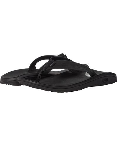 Chaco Classic Leather Flip - Black