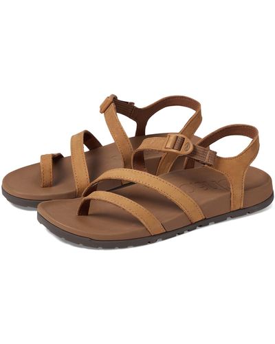 Chaco Lowdown Leather Strappy - Brown