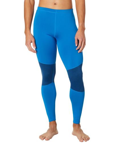 Hot Chillys Micro Elite Chamois Color-block Tights - Blue
